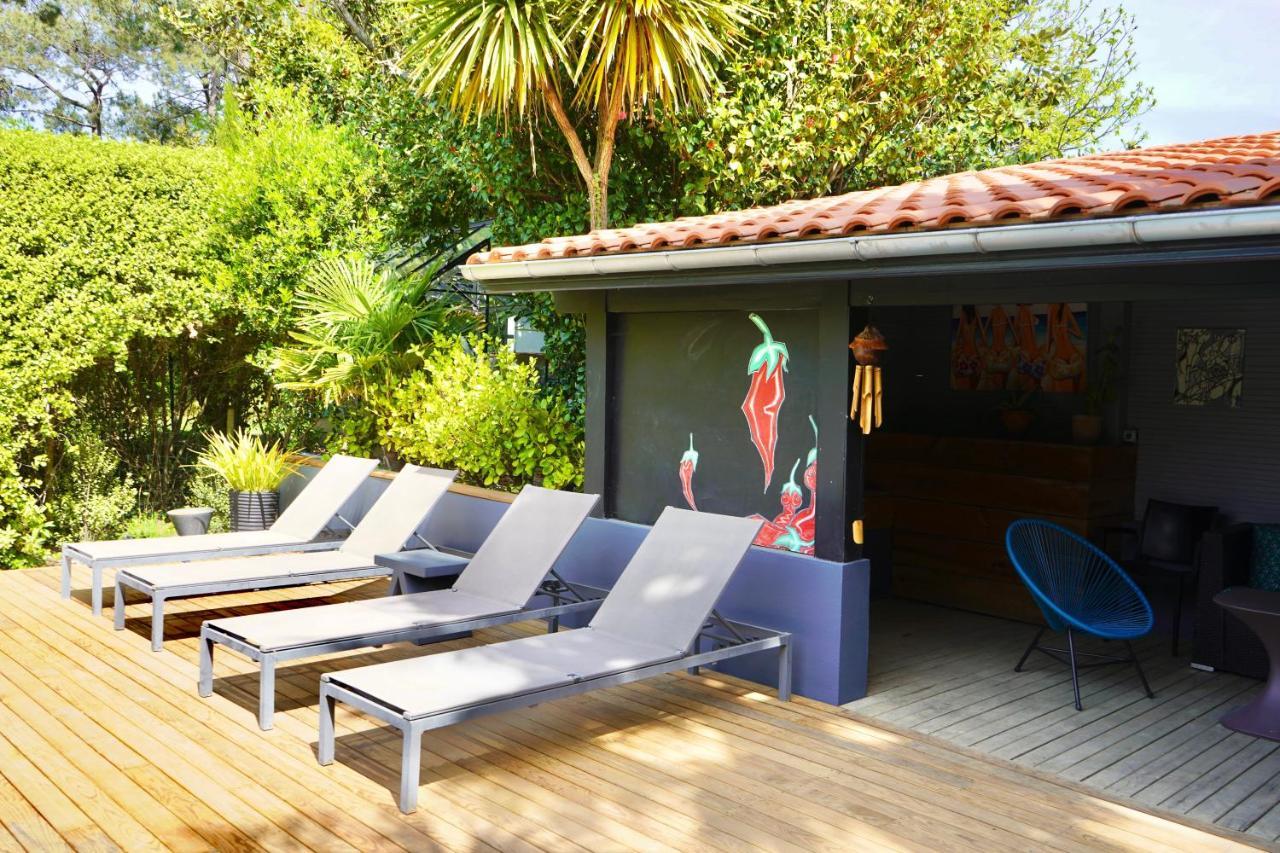 La Cabane D'Arbolateia Piscine & Spa Bidart Exterior foto